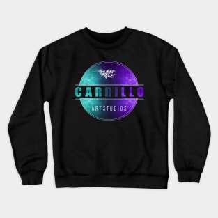 carrillo art studios logo blue n purple Crewneck Sweatshirt